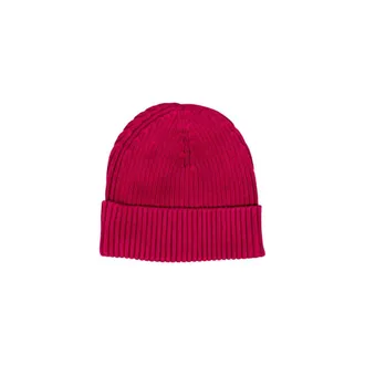 Calvin Klein CA16725900134RO Chunky Rib Cotton Beanie - Pink