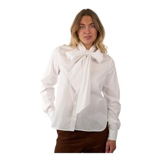 Semicouture Dames, Blouses & Shirts, Wit, Maat: XS Katoen