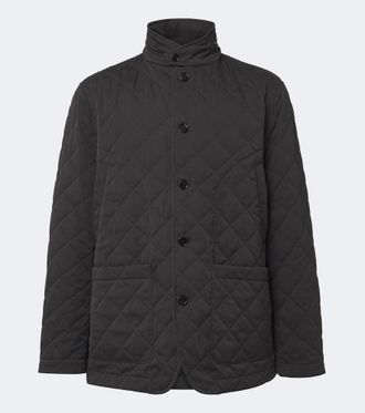 Dunhill Quilted cotton and silk jacket