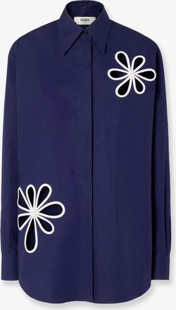 Fendi Camicia in popeline di cotone - FENDI - gender_Woman