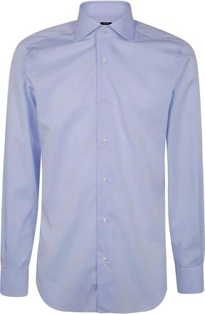 Barba Camicia in cotone - Blu