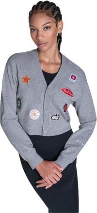 Converse Chuck Patch Cardigan in Vintage Grey Heather at Nordstrom, Size X-Small