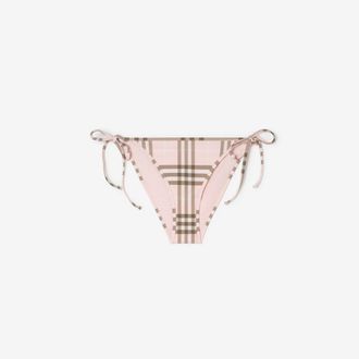 Burberry Check Bikini Briefs