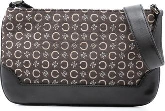 Celine 2001 C Macadam Canvas shoulder bag - Marrone