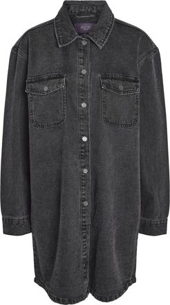 Noisy May Noisy may Womens Nmalva L/S Dress Az387bl Noos FWD, Black Denim, XS