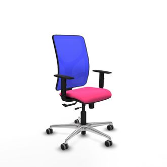 Piqueras y Crespo Silla De Oficina Piqueras Y Crespo Motilla Rosa Cuero Sint&eacute;tico