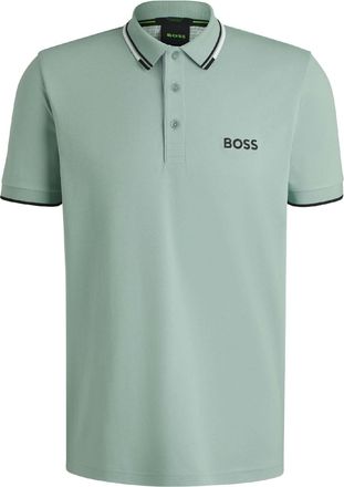 HUGO BOSS Mens Paddy Pro Polo Shirt in Green Cotton - Size 2XL