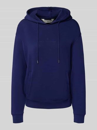 Moss Copenhagen Hoodie aus Viskose-Mix mit Logo Modell IMA in Dunkelblau, Gr&ouml;&szlig;e XS/S