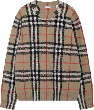 Burberry Curtis Cld Sweater - Knitwear - Hombre - Beige - XL