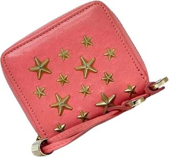 Jimmy Choo London Pre-owned Portamonete/portacarte - - Pre-owned - Donna - Rosa - ONE SIZE