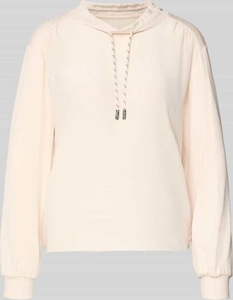 Marc Cain Longsleeve mit Rundhalsausschnitt in Sand, Größe 34