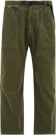 Gramicci Pantal&oacute;n de pana acampanado y holgado Corduroy Loose Tapered Ridge Pant - Trousers - Hombre - Verde - 2XL