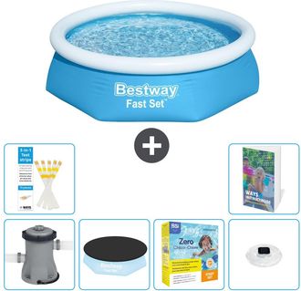Bestway Piscina Bestway Fast Set Redonda - 244x61 Cm - 7-piezas S178