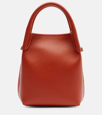 Loro Piana Bale Mini leather tote bag