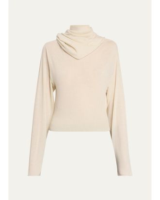 Rick Owens Wool Knit Scarf Top