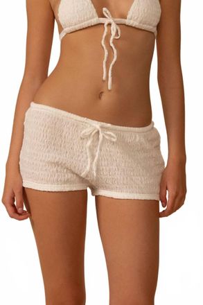Montce Swim Low Rise Drawstring Short In Seychelles
