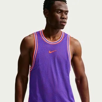 Nike Mens Court Slam Dri-FIT Reversible Tennis Tank Top in Purple | IM6605-514