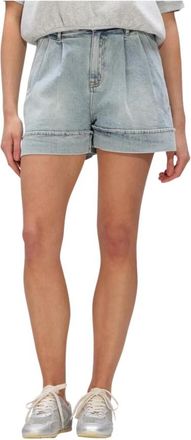 Janice Arthur Denim Shorts - Dames - Denim shorts - Blauw - XL - Denim - Korte Broeken