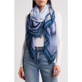 Rag & Bone Harlow Tie Dye Scarf in Blumulti at Nordstrom Rack