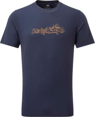 Mountain Equipment Groundup Skyline Tee Funktionsshirt f&uuml;r Herren | blau