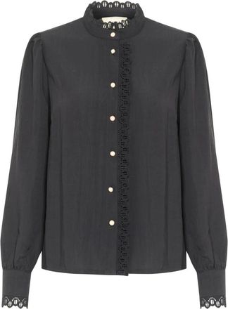 Cream Shirts - Dames - Blouses - Zwart - XL - Overhemden