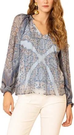 Hale Bob August Silk-Blend Top