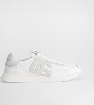 Dolce & Gabbana Dg Cushion Sneakers In Nylon - Woman Sneakers White 36.5