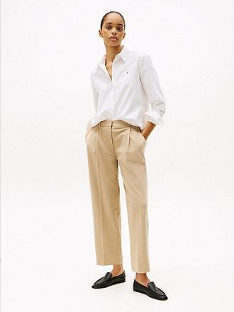 Tommy Hilfiger Tapered Leg Cropped Trousers