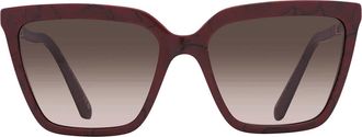 Bulgari Brown Gradient Cat Eye Ladies Sunglasses BV8255B 5500E2 57