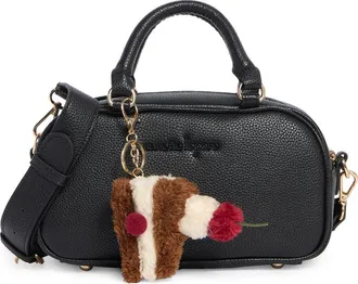 Nanette Lepore Ellah Mini Convertible Satchel Bag in Black at Nordstrom Rack