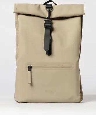 Rains Zaino Rolltop Rucksack impermeabile in poliestere con chiusura a gancio