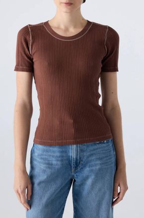 Amo Cherish Tee In Cocoa