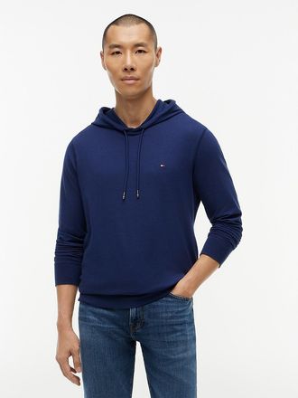 Tommy Hilfiger Mens Lightweight Hoodie T-Shirt - Navy - XXL