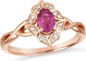 Le Vian Ladies Passion Ruby Rings set in 14K Strawberry Gold