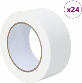 vidaXL Cintas De Enmascarar Para Pintores 24 Pcs 50mm X 50m Papel Vidaxl