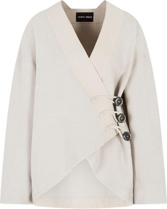 Giorgio Armani Caban With Side Tie Fastening