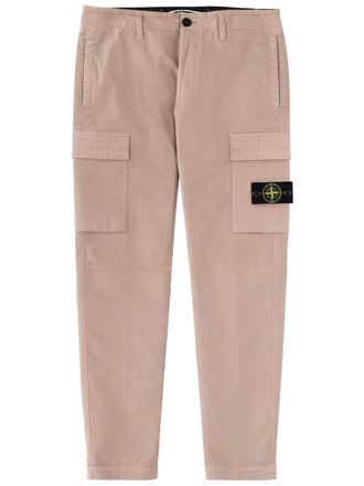 Stone Island Cargo Pants With Logo Patch
