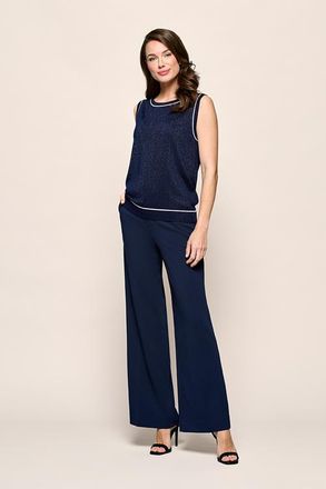 Mart Visser Athena Lurex Top Navy
