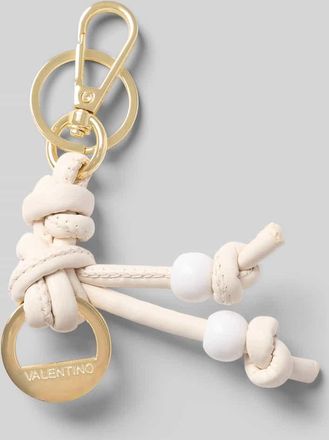 Valentino Handbags Schl&uuml;sselanh&auml;nger mit Ziersteinbesatz Modell Eloura in Weiss, Gr&ouml;&szlig;e 1