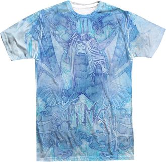 Gildan Batman Brooding Short Sleeve Adult Poly Crew Tee / T-Shirt