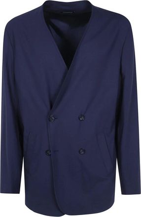 Emporio Armani Hombre, Chaquetas, Azul, Talla: L