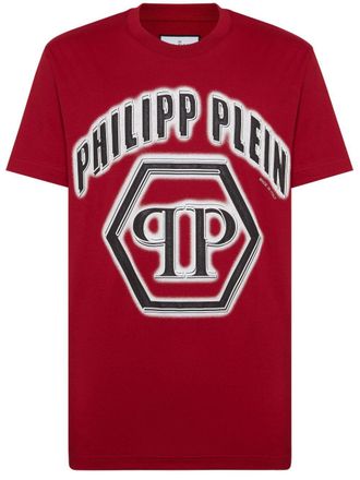 Philipp Plein T-shirt met logoprint - Rood