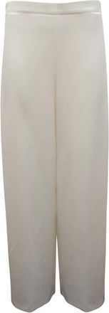 Sandro Ferrone Wide Trousers, female, White, Size: M L0769 Pantalone WO Trousers