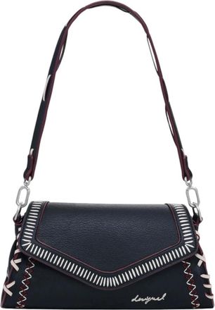 Desigual BAG Manhattan Pespuntes Z 25Waxpbe - Dames - Schoudertassen - Zwart - ONE Size - Tassen