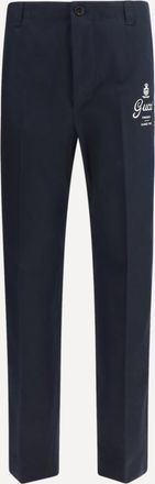 Gucci Compact cotton twill Pants Male 48