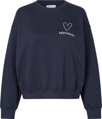 Lollys Laundry Sydney LL Sweatshirt - Dames - Sweatshirts - Blauw - L - Hoodies & sweatvesten