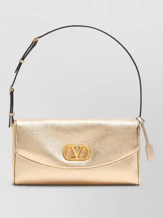 Valentino small shoulder clutch bag devain strap