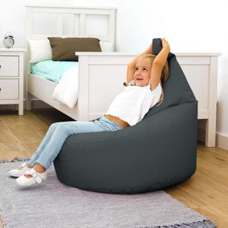 Happers Happers - Puff Butaca Polipiel Gris Infantil