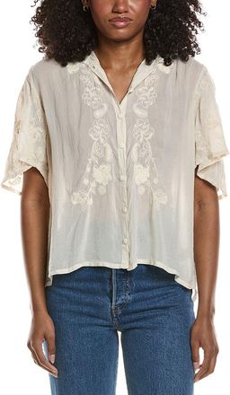 Johnny Was Gardenia Shirt