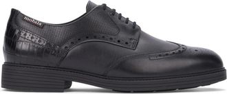 Mephisto Fernand - zwarte leren veterschoen - Heren - Veterschoenen - Zwart - 41 EU - Leer - Schoenen